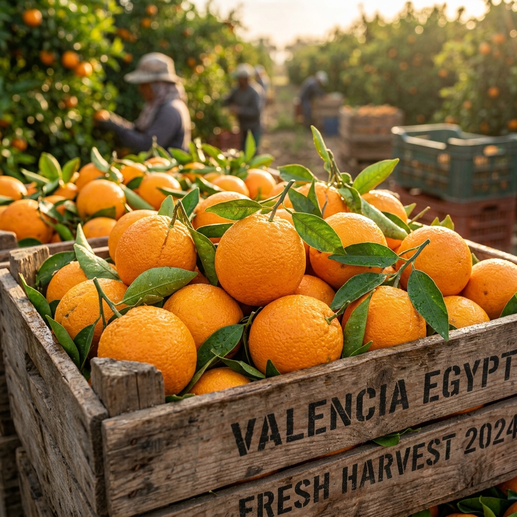 Valencia Orange Bulk Harvest